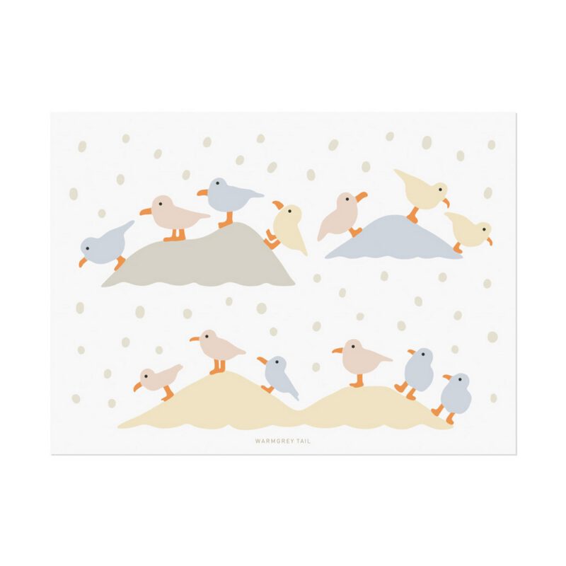 Postkarte - Gulls Landing